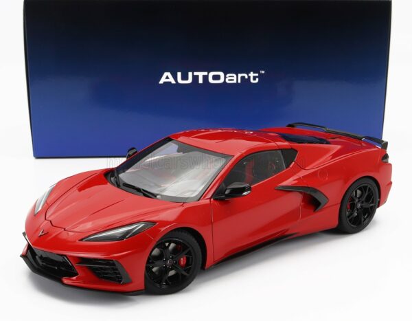 AUTOART 1/18 CHEVROLET | CORVETTE C8 Z51 STINGRAY SPIDER 2020 | TORCH RED