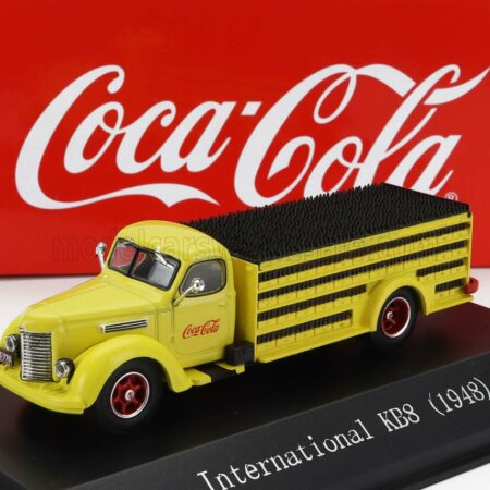 EDICOLA 1/72 INTERNATIONAL | KB8 TRUCK WITH BOTTLE COCA-COLA 1948 | YELLOW