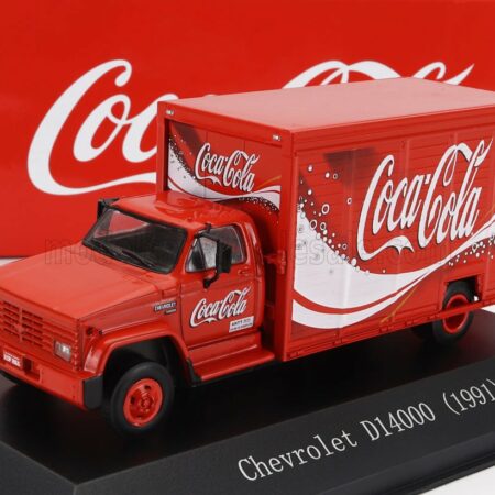 EDICOLA 1/72 CHEVROLET | D14000 TRUCK CASSONATO COCA-COLA 1991 | RED