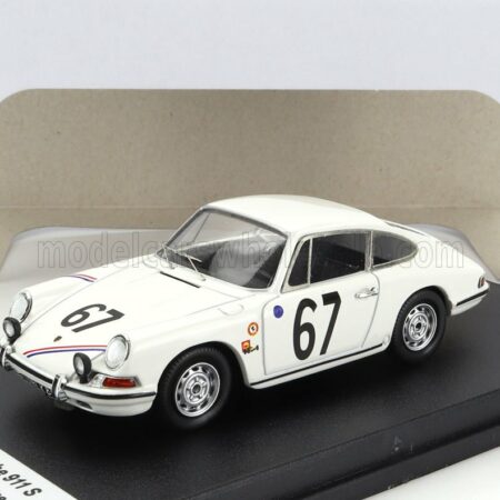 TROFEU 1/43 PORSCHE | 911 S COUPE N 67 24h LE MANS 1967 PIERRE BOUTIN - PATRICE SANSON | WHITE