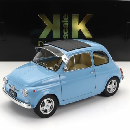 KK-SCALE 1/12 FIAT | 500 F CUSTOM WITH ABARTH RIMS 1968 | LIGHT BLUE