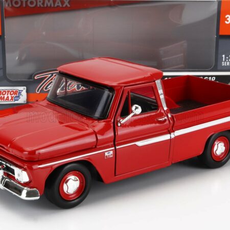 MOTOR-MAX 1/24 CHEVROLET | C-10 FLEETSIDE PICK-UP 1966 | RED