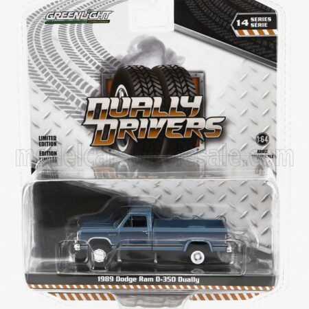 GREENLIGHT 1/64 DODGE | RAM D-350 PICK-UP 1989 | BLUE