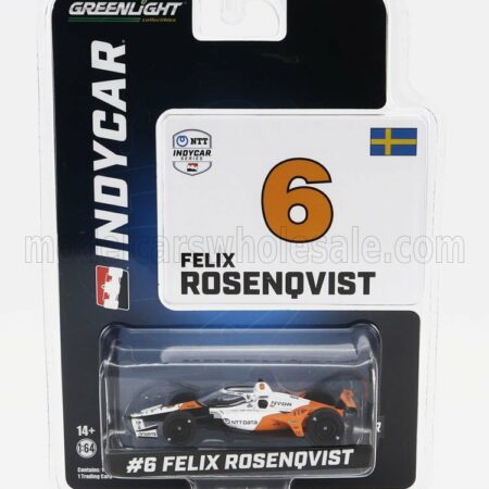 GREENLIGHT 1/64 McLAREN | TEAM ARROW McLAREN SP N 6 INDY 500 INDYCAR SERIES 2023 FELIX ROSENQVIST | LIGHT BLUE ORANGE