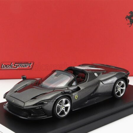 LOOKSMART 1/43 FERRARI | DAYTONA SP3 OPEN ROOF 2022 | CANNA DI FUCILE - GREY MET