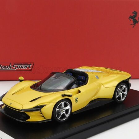 LOOKSMART 1/43 FERRARI | DAYTONA SP3 OPEN ROOF 2022 | GIALLO TRISTRATO - YELLOW MET