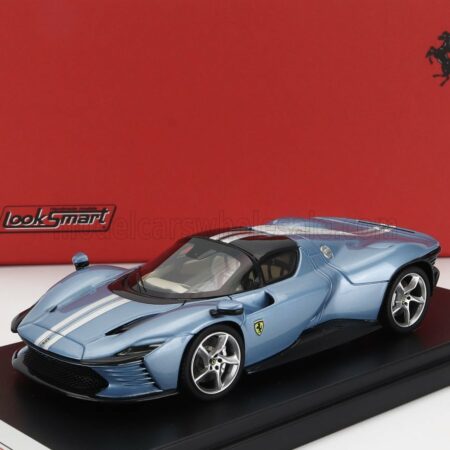 LOOKSMART 1/43 FERRARI | DAYTONA SP3 CLOSED ROOF 2022 | AVIO MET - LIGHT BLUE MET