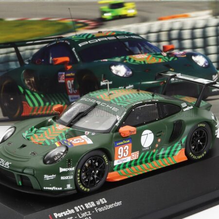 IXO-MODELS 1/43 PORSCHE | 911 991-2 RSR TEAM PROTON COMPETITION N 93 ELMS 2021 MICHAEL FASSBENDER - RICHARD LIETZ - FELIPE FERNANDEZ LASER | GREEN