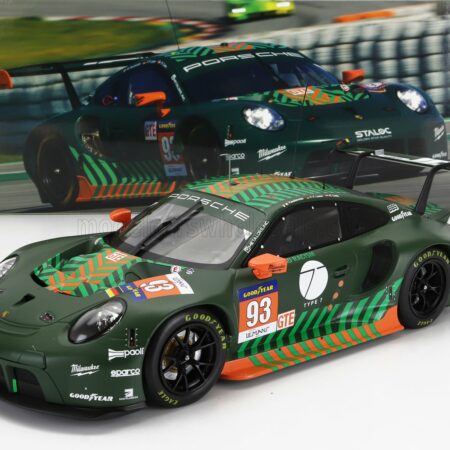 IXO-MODELS 1/18 PORSCHE | 911 991-2 RSR TEAM PROTON COMPETITION N 93 ELMS 2021 MICHAEL FASSBENDER - RICHARD LIETZ - FELIPE FERNANDEZ LASER | GREEN