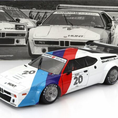 WERK83 1/18 BMW | M1 M88 3.5L TEAM BMW MOTORSPORT N 20 PROCAR SERIES 1979 JAMES HUNT | WHITE BLUE RED