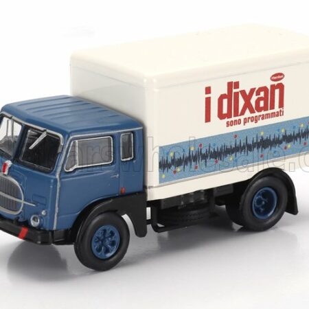 BREKINA PLAST 1/87 FIAT | 642 TRUCK CASSONATO I DIXAN 1962 | BLUE WHITE