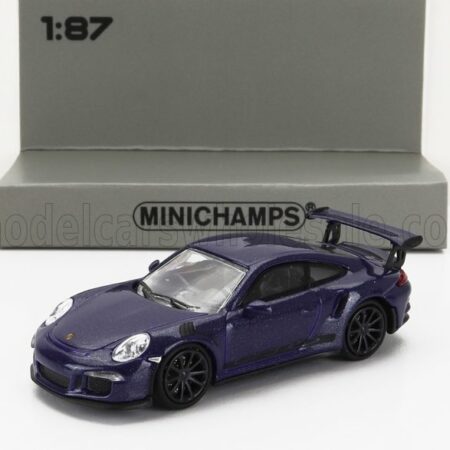 MINICHAMPS 1/87 PORSCHE | 911 991 GT3 RS COUPE 2015 | PURPLE