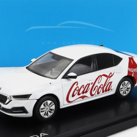 ABREX 1/43 SKODA | OCTAVIA IV COCA-COLA 2020 | WHITE