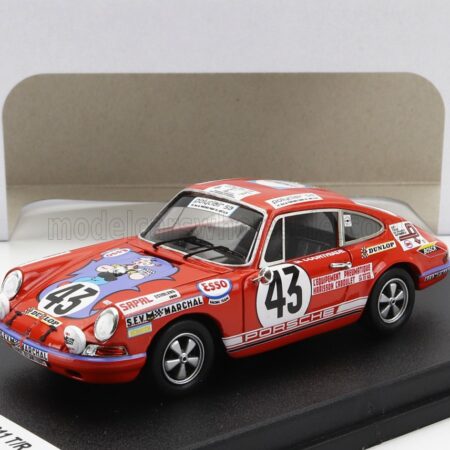 TROFEU 1/43 PORSCHE | 911 COUPE N 43 24h LE MANS 1971 JEAN PIERRE BODIN - GILBERT COURTHIADE | RED