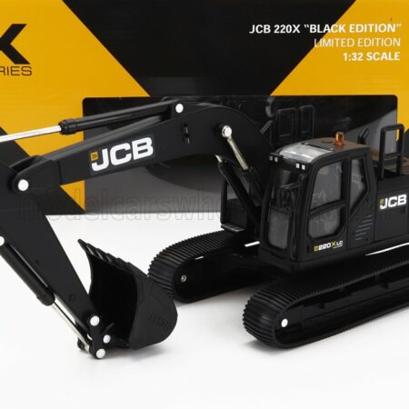 BRITAINS 1/32 JCB | JCB 220X ESCAVATORE CINGOLATO TRACTOR 2010 - EXCAVATOR | YELLOW BLACK