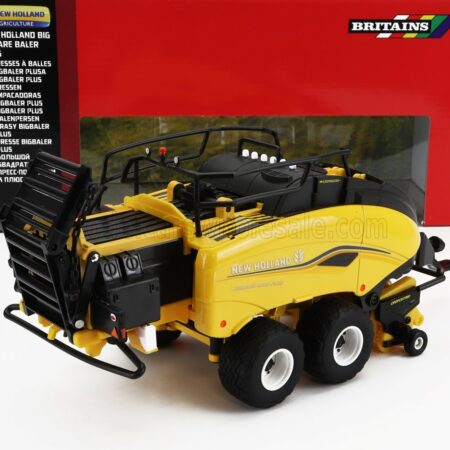 BRITAINS 1/32 NEW HOLLAND | TRAILER BIG SQUARE BALER PLUS | YELLOW BLACK