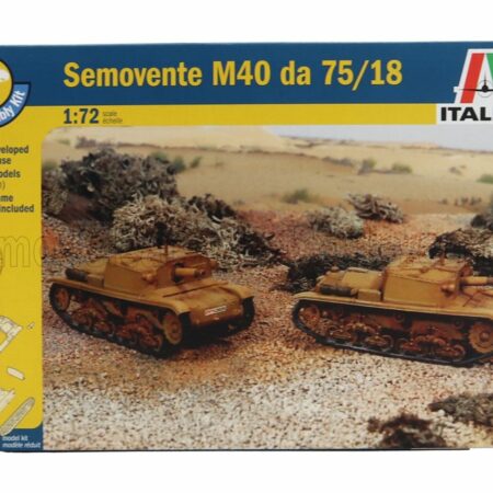 ITALERI 1/72 IVECO FIAT | ANSALDO SEMOVENTE L40 75/18 TANK MILITARY 1941 | /