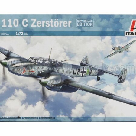 ITALERI 1/72 MESSERSCHMITT | BF 110C ZERSTORER MILITARY AIRPLANE 1941 | /