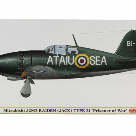 HASEGAWA 1/48 MITSUBISHI | J2M3 RAIDEN TYPE 21 PRISONER OF WAR MILITARY AIRPLANE 1942 | /