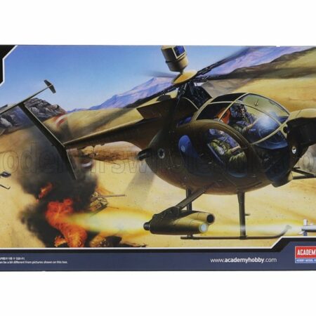 ACADEMY 1/48 HUGHES | 500D TOW DEFENDER HELICOPTER MILITARY 1967 | /