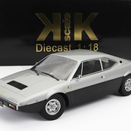 KK-SCALE 1/18 FERRARI | DINO 308 GT4 1974 | SILVER BLACK