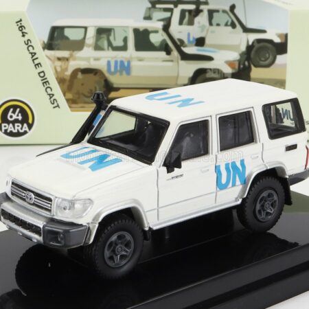 PARAGON-MODELS 1/64 TOYOTA | LAND CRUISER LC76 UN UNITED NATIONS NAZIONI UNITE 2014 | WHITE