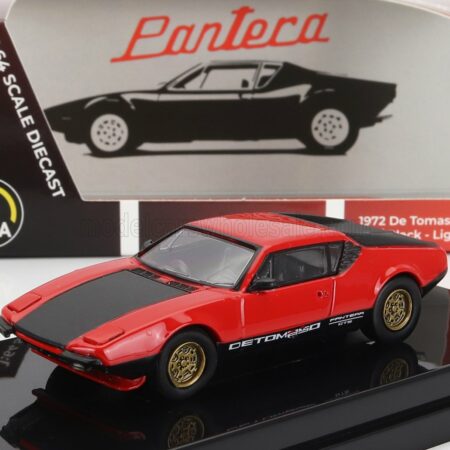 PARAGON-MODELS 1/64 DE TOMASO | PANTERA RHD 1972 - LIGHT DOWN | RED BLACK