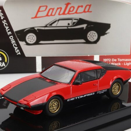 PARAGON-MODELS 1/64 DE TOMASO | PANTERA LHD 1972 - LIGHT DOWN | RED BLACK