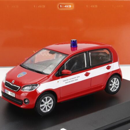 ABREX 1/43 SKODA | CITIGO 5-DOORS HZS FIRE ENGINE 1999 | RED WHITE