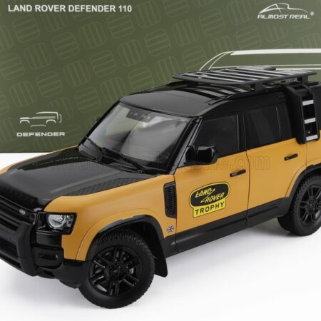 ALMOST-REAL 1/18 LAND ROVER | NEW DEFENDER 110 TROPHY EDITION 2023 | YELLOW BLACK