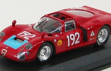 BEST-MODEL 1/43 ALFA ROMEO | 33.2 SP N 192 TARGA FLORIO 1968 BIANCHI CASONI | RED