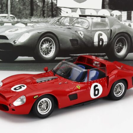 WERK83 1/18 FERRARI | 330 TRI/LM SPIDER 4.0L V12 TEAM SPA FERRARI SEFAC N 6 WINNER 24h LE MANS 1962 OLIVER GENDEBIEN - PHIL HILL | RED