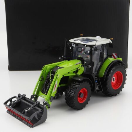 UNIVERSAL HOBBIES 1/32 CLAAS | ARION 510 + FU20 TRACTOR WITH FRONT SCRAPER 2020 | LIGHT GREEN