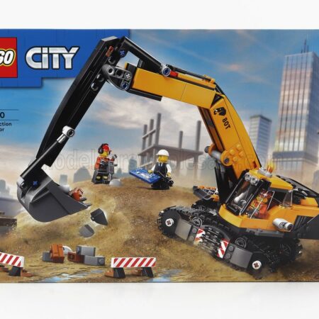 LEGO  AMMANN | LEGO CITY - ESCAVATORE CINGOLATO - EXCAVATOR HYDRAULIC 2015 | YELLOW BLACK