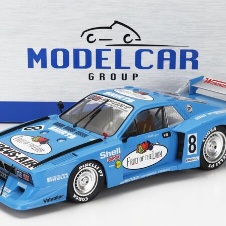 MCG 1/18 LANCIA | BETA MONTECARLO TURBO Gr.5 TEAM GS SPORT FRUIT OF THE LOOM N 8 GRC ADAC SUPERSPRINT NURBURGRING 1981 SIEGFRIED MULLER Jr. | LIGHT BLUE