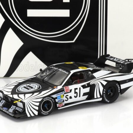 IXO-MODELS 1/43 LANCIA | BETA MONTECARLO TURBO N 51 6h SILVERSTONE 1979 RICCARDO PATRESE - WALTER ROHRL | BLACK WHITE