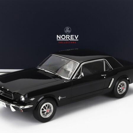 NOREV 1/18 FORD USA | MUSTANG COUPE HARD-TOP 1965 | BLACK