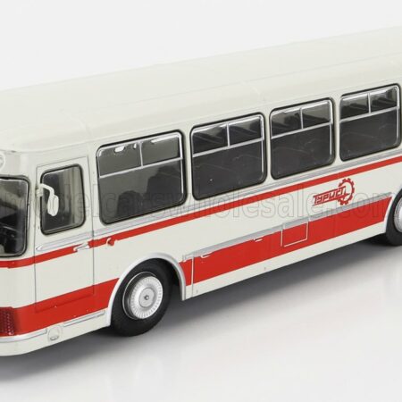 EDICOLA 1/43 LIAZ | 677B AUTOBUS 1965 | WHITE RED