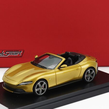 LOOKSMART 1/43 FERRARI | ROMA SPIDER OPEN 2020 | GIALLO MONTECARLO - YELLOW MET