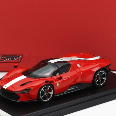 LOOKSMART 1/43 FERRARI | DAYTONA SP3 CLOSED ROOF 2022 | ROSSO SCUDERIA - RED WHITE