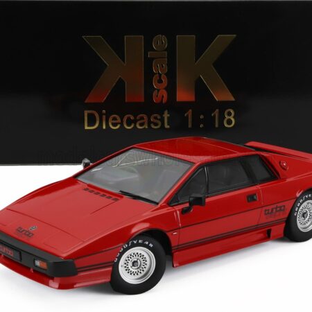 KK-SCALE 1/18 LOTUS | ESPRIT TURBO 1981 | RED BLACK