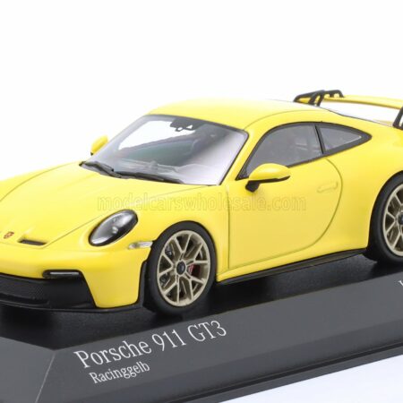 MINICHAMPS 1/43 PORSCHE | 911 992 GT3 COUPE 2020 - GOLDEN RIMS | YELLOW