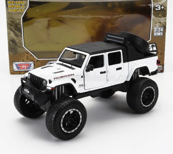 MOTOR-MAX 1/27 JEEP | GLADIATOR PICK-UP RUBICON 2021 | WHITE