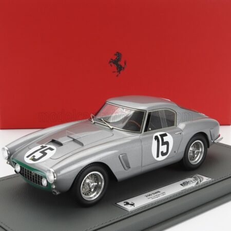 BBR-MODELS 1/18 FERRARI | 250 GT SWB 3.0L V12 TEAM A.G. WHITEHEAD N 15 24h LE MANS 1960 GRAHAM WHITEHEAD - HENRY TAYLOR - CON VETRINA - WITH SHOWCASE | SILVER GREEN