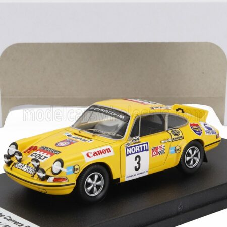 TROFEU 1/43 PORSCHE | 911 CARRERA RS (night version) N 3 3rd RALLY 1000 LAKES 1973 LEO KINNUNEN - ATSO AHO | YELLOW