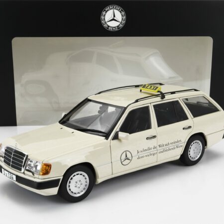 NOREV 1/18 MERCEDES BENZ | E-CLASS 300D (S124) T-MODELL TAXI SW STATION WAGON 1989-1993 | CREAM