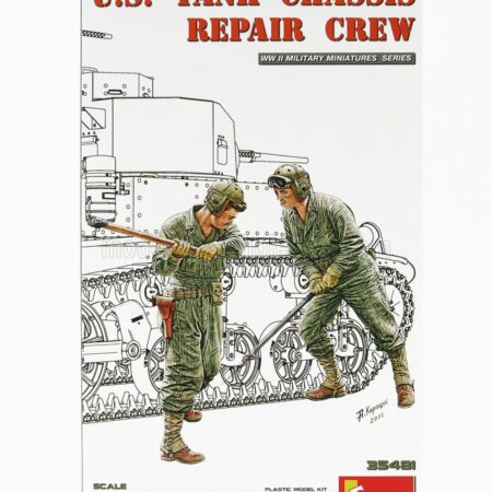 MINIART 1/35 FIGURES | MILITARY US TANK CHASSIS REPAIR CREW | /