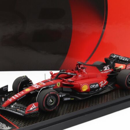 BBR-MODELS 1/43 FERRARI | F1  SF-23 TEAM SCUDERIA FERRARI N 16 3rd BELGIUM GP 2023 CHARLES LECLERC | RED BLACK