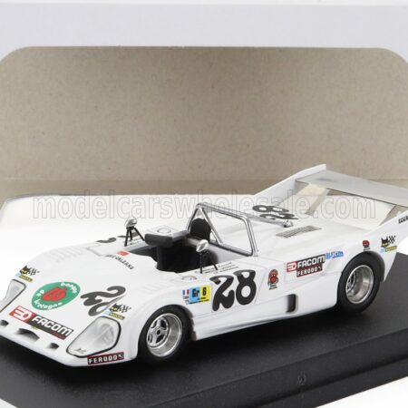 TROFEU 1/43 LOLA | T297 BMW 2.0L S4 TEAM D.LACAUD N 28 24h LE MANS 1978 MICHEL LATESTE - JEAN FRANCOIS AUBOIRON - DOMINIQUE LACAUD | WHITE