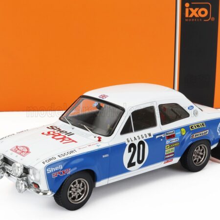 IXO-MODELS 1/24 FORD ENGLAND | ESCORT MKI RS 1600 (night version) N 20 4th RALLY MONTECARLO 1973 HANNU MIKKOLA - JIM PORTER | BLUE WHITE